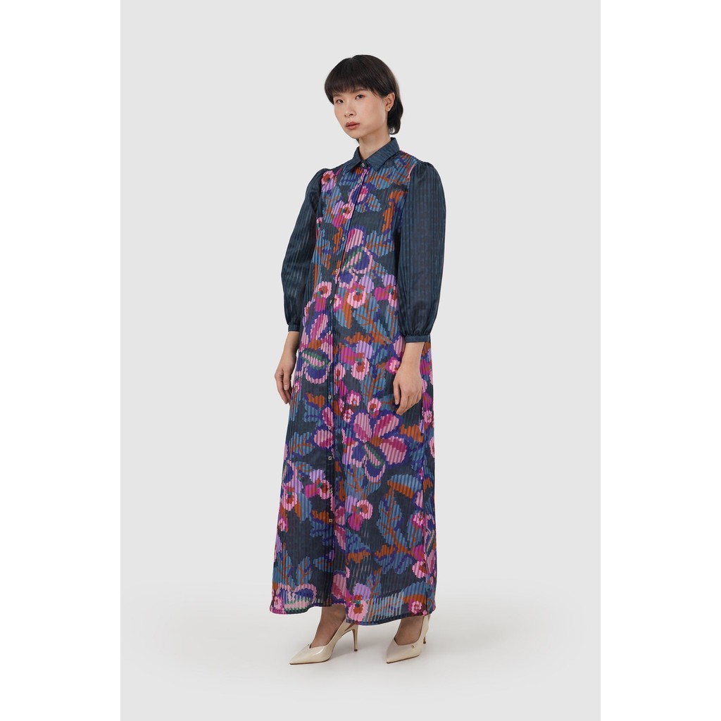 Benang Jarum - Eclora Shirt Dress - Aconitum
