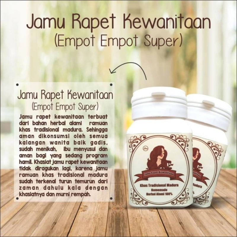 Terlaris Ready( PRIVASI DIJAMIN AMAN ) JAMU RAPET KEWANITAAN RAMUAN MBOK AYU (Herbal Alami 100%) | J