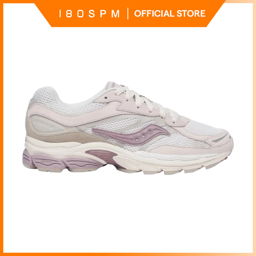 Sepatu Lifestyle Pria dan Wanita SAUCONY Shoes Progrid Omni 9 Premium - Light Grey / Lilac