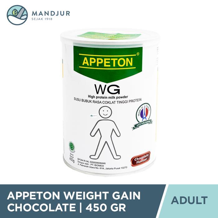 Appeton Weight Gain Adult Coklat 450 gr - Susu Penambah Berat Badan