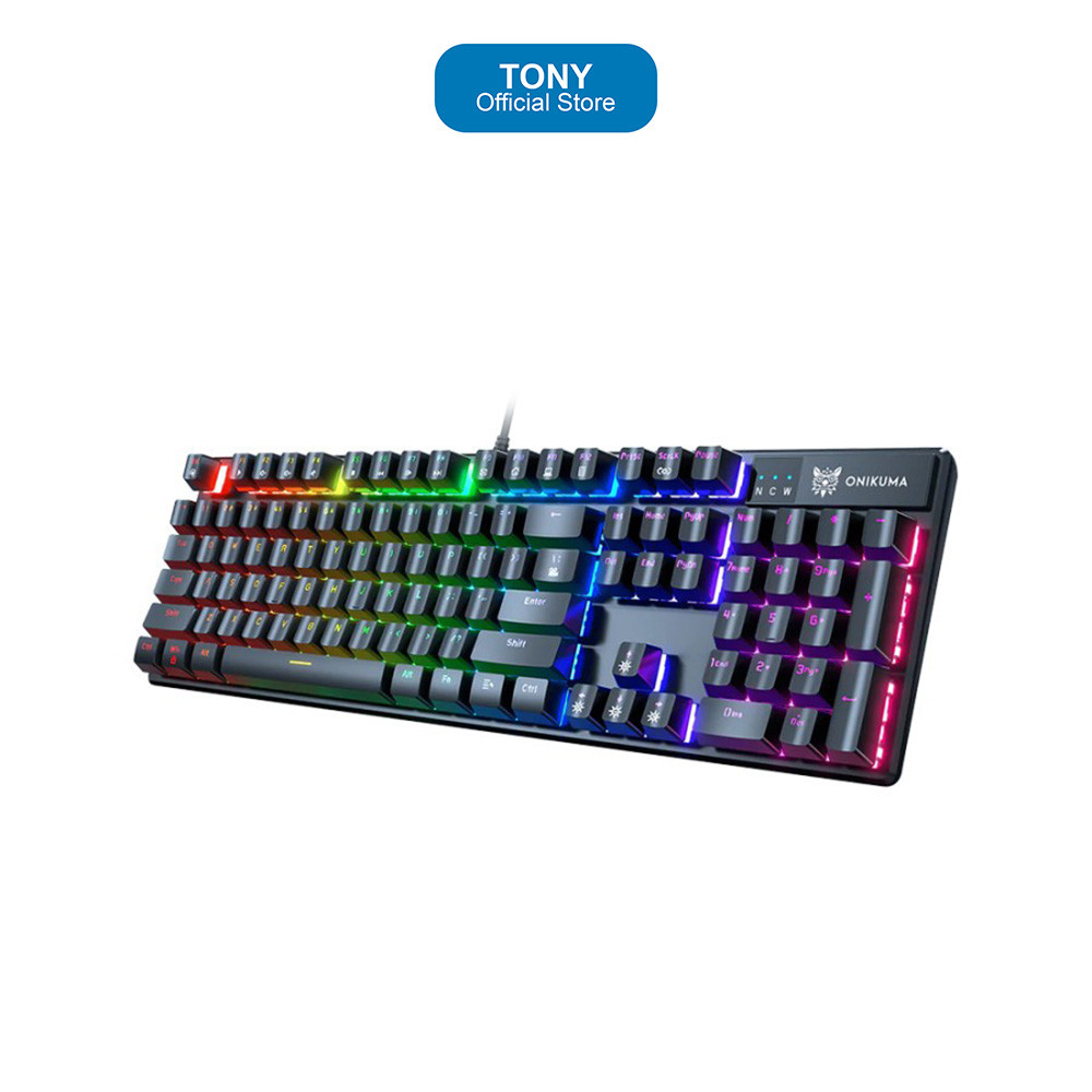 Keyboard Gaming ONIKUMA G27 - 104 Keys Wired Mechanical Backlit - ONIKUMA G27