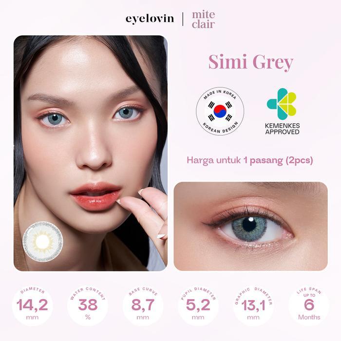 Softlens Mite Clair - Simi Grey
