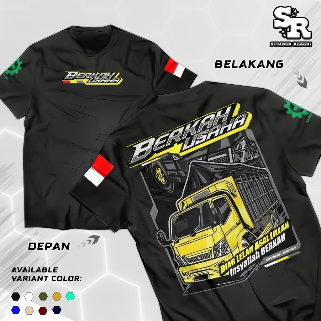 T-shirt Kaos Truk Canter Distro, Driver Canter  Kaos Driver Muda | Baju Kaos Pria Motif Mobil Truk |