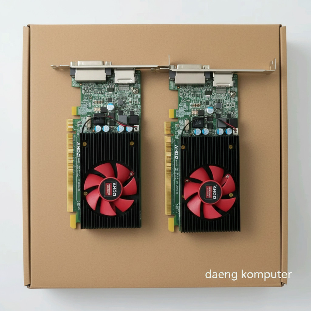 VGA AMD Radeon R7 200 Series 2GB GDDR5 64-Bit - Support PC Slim SFF & Standard Tower