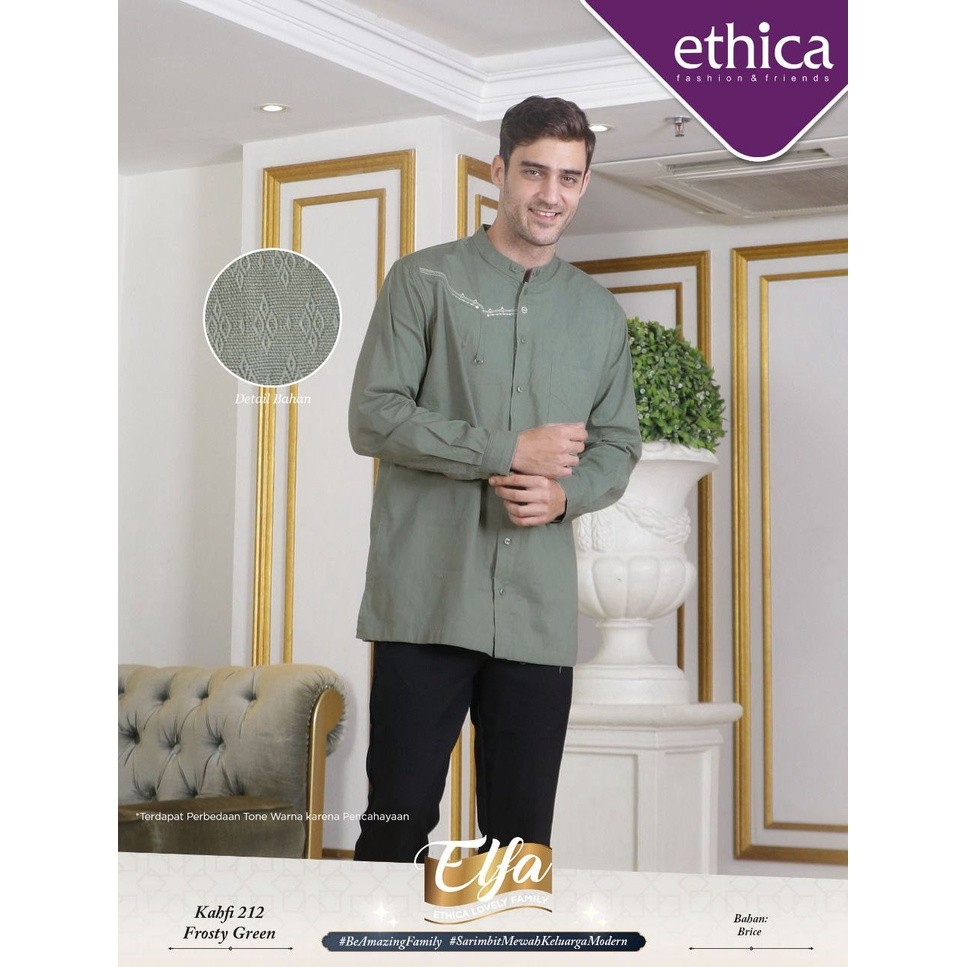 ELFA 239 FROSTY GREEN ETHICA KOKO ELEGAN DEWASA KAHFI 212 FROSTY GREEN GAMIS DEWASA KAGUMI 246 FROST