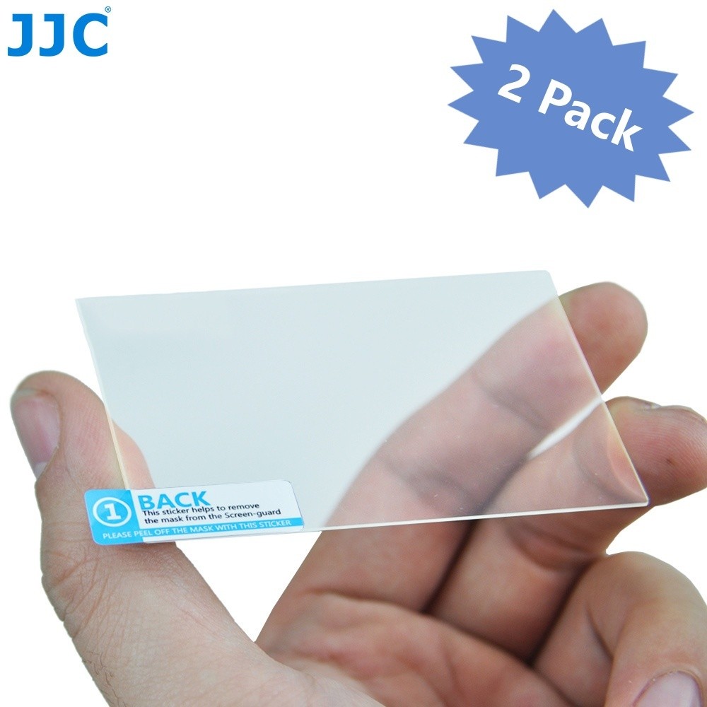 Pelindung Layar JJC Kaca Tempered untuk Kodak PIXPRO FZ55 FZ45 FZ43 FZ101 2 Pack 9H Film LCD Kamera
