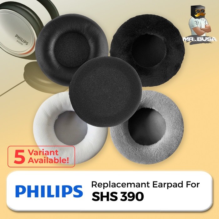 Earpad Foam Philips SHS 390 SHS390 SHS-390 Earcup Ear Cushion Busa Bantalan