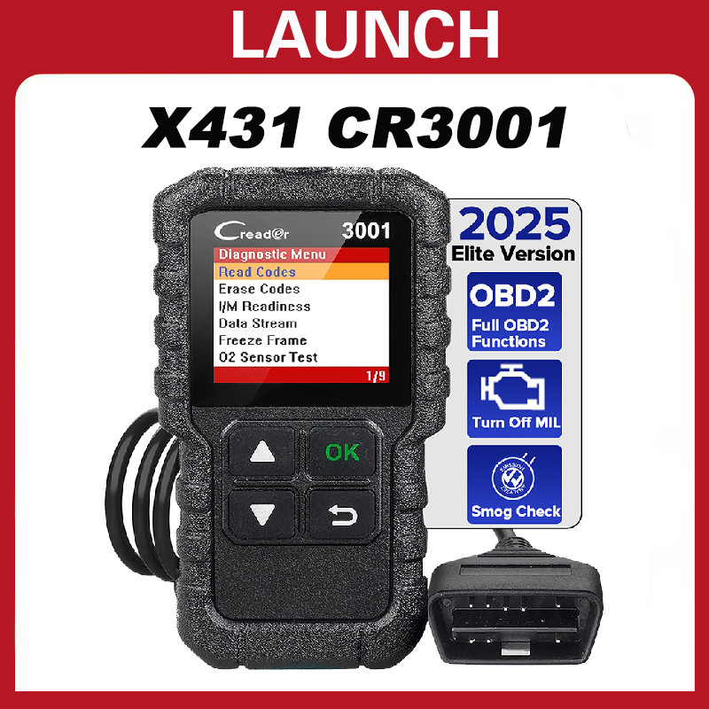 LAUNCH X431 CR3001 Code Reader Car OBD2/EOBD Scanner Diagnostic Tool Professional Engine System Diag