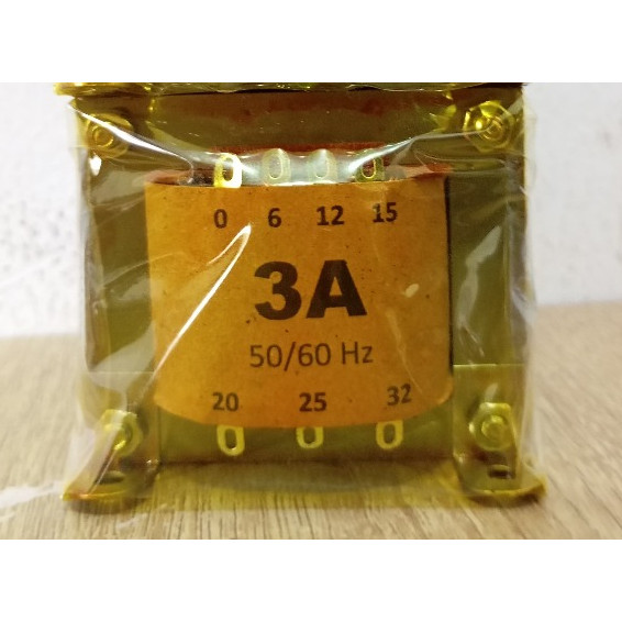 Trafo  3A32 NOL 3A 24V Output 0-32V