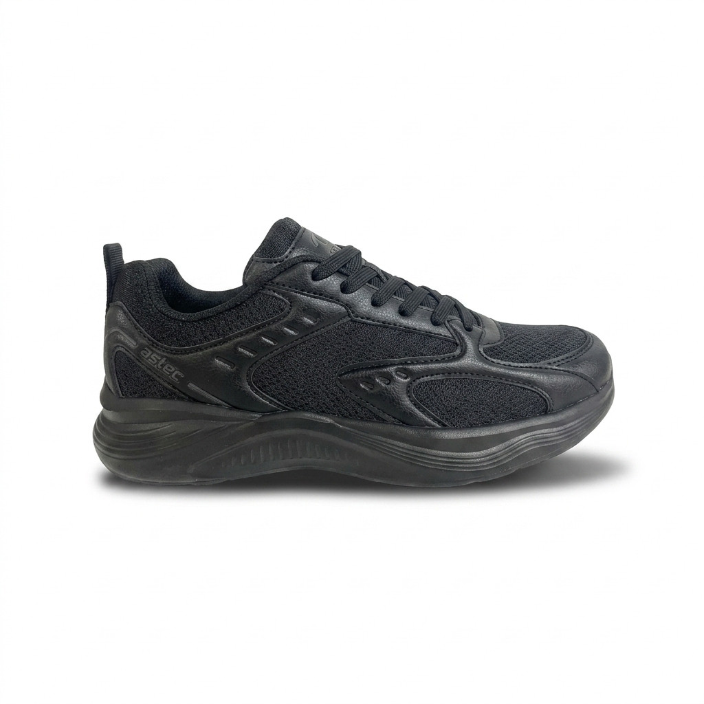 Sepatu  Astec Lingard Men's Running Shoes - Black Original 100%
