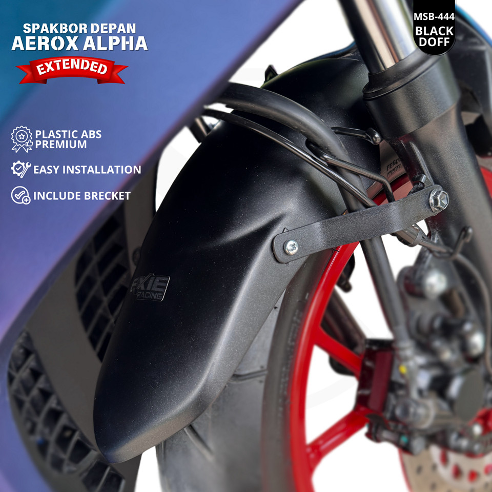 NEW Spakbor Depan Aerox Alpha Turbo - Sambungan Spakbor Aerox Extended