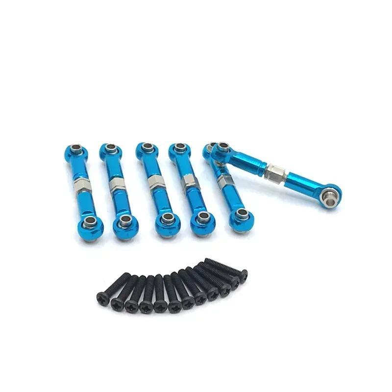 Metal Upgrade Retrofit 6PCS Connecting Rod for HuanSu HS18301 18302 18311 18312 18321 18322 RC Car P