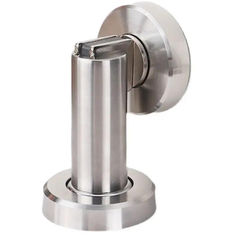 Strong Magnetic Stainless Steel Door Suction Stopper Bold Dual use Engineering Door Touch
