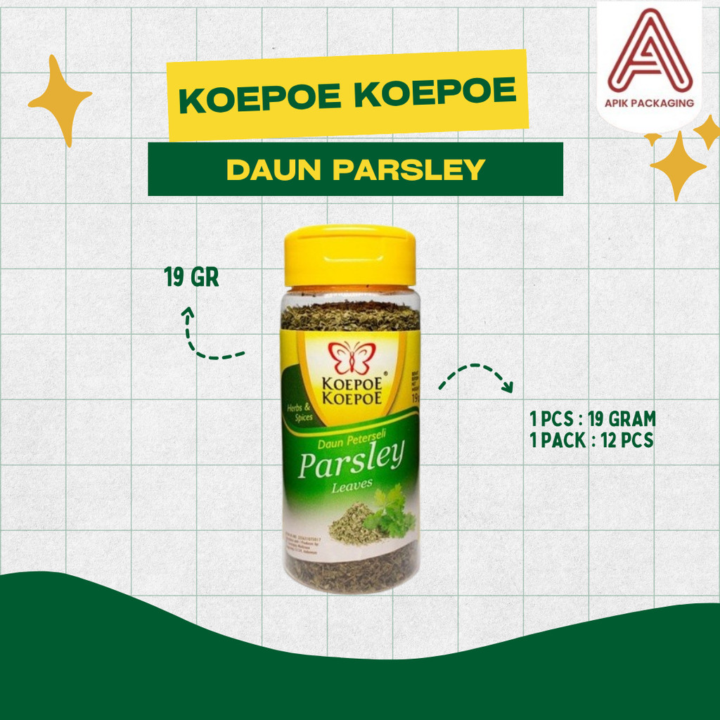 Koepoe Koepoe Parsley 19gr – Daun Parseli Kering / Parsley Leaves