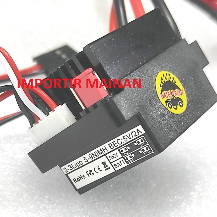 ReadyESC brushed 320A waterproof 2-3s lipo 5-9NiMH BEC:5V/2A BDESC S10E RTR soket dean T