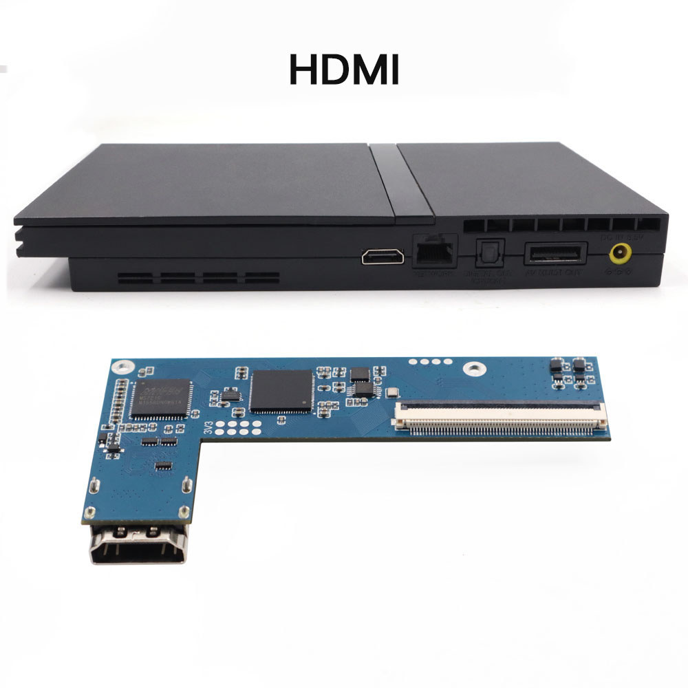 Y 2025 PS2 Slim to gital HDMI MOD  gital to gital HDMI  Kit For PS2 Slim Console TV  Game embeded PC