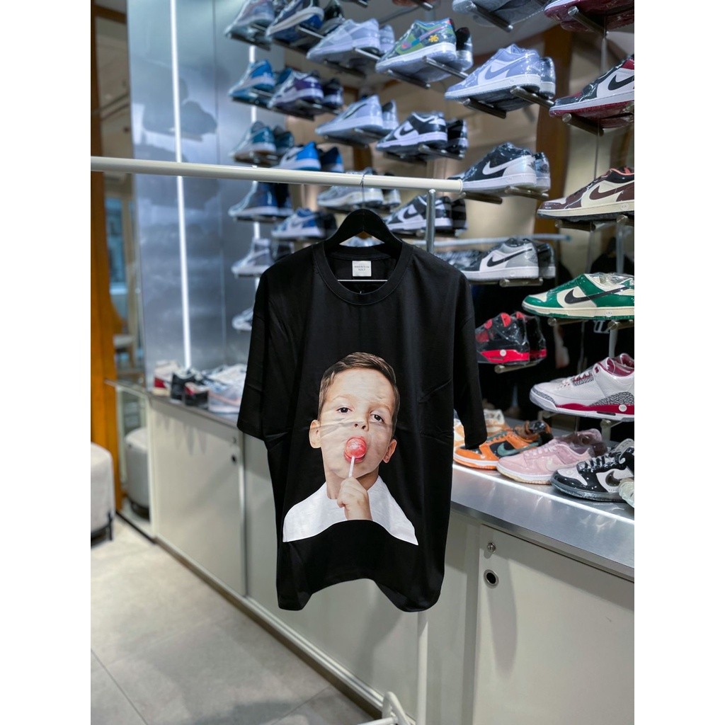 HOT ADLV Acme De La Vie Boy with Pink Lolipop Black Tee 100% Original
