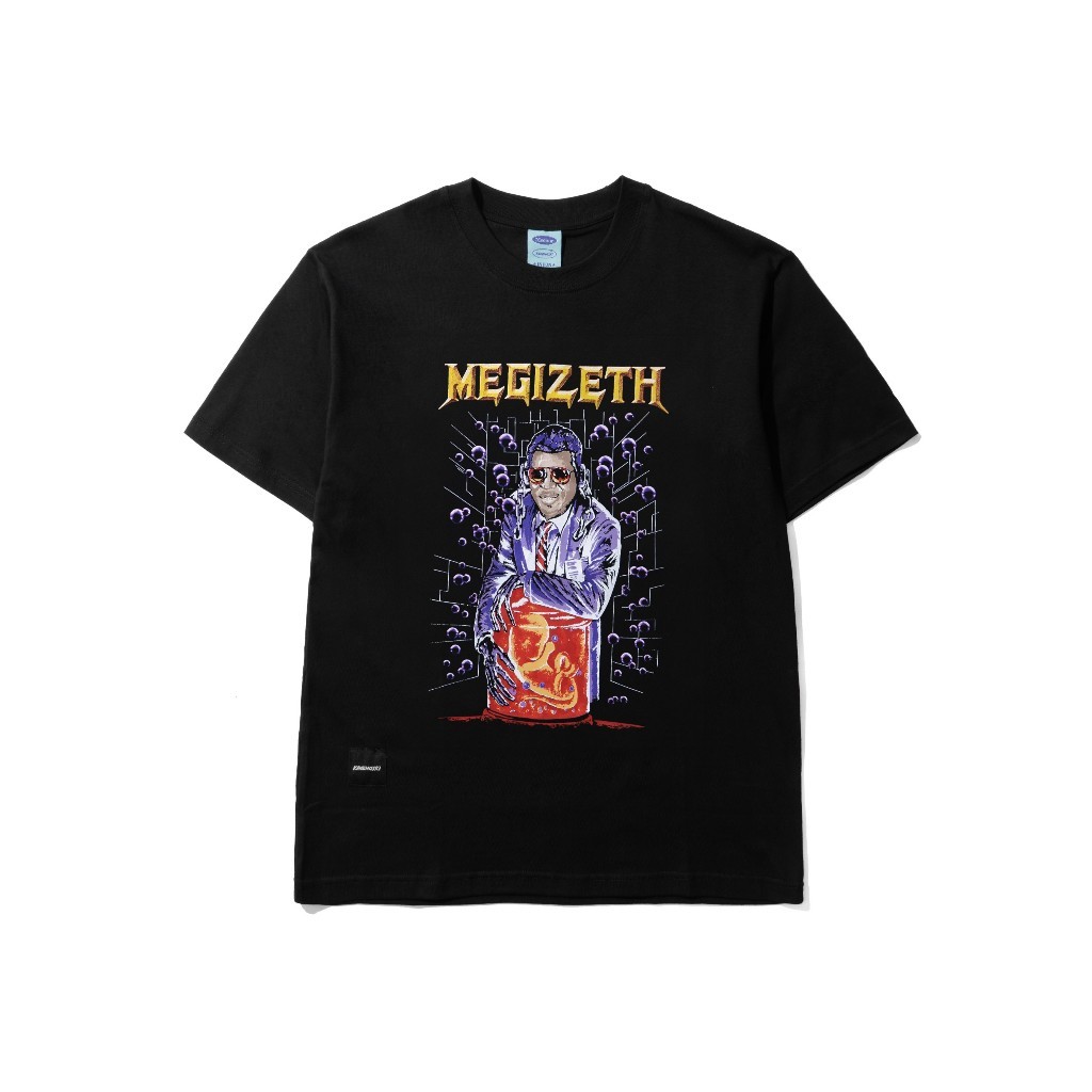 Kamengski - Megizeth Black Short Tee Kaos Pria