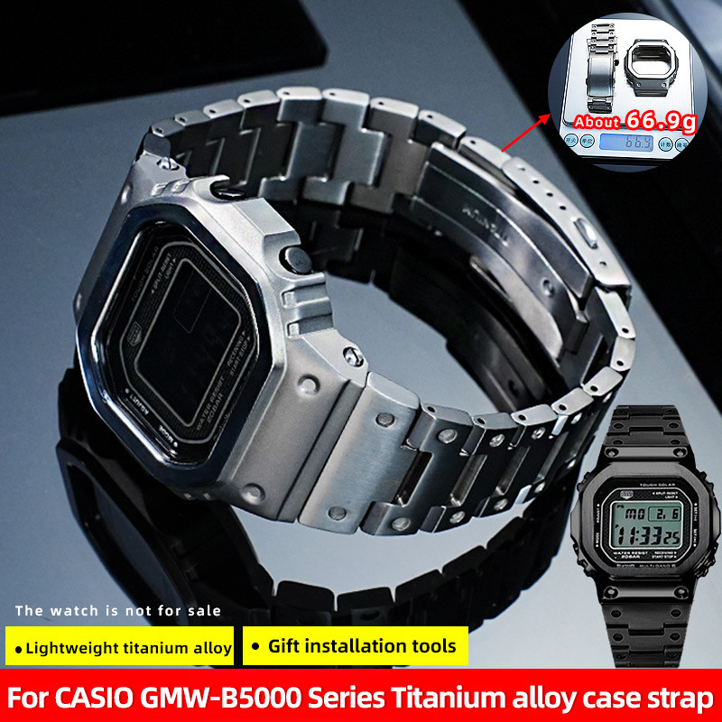 GMW-B5000 Lightweight Titanium Alloy Wat Strap Case Mod Kit For Casio G-SHOCK 3459 gmw-b5000 Men All