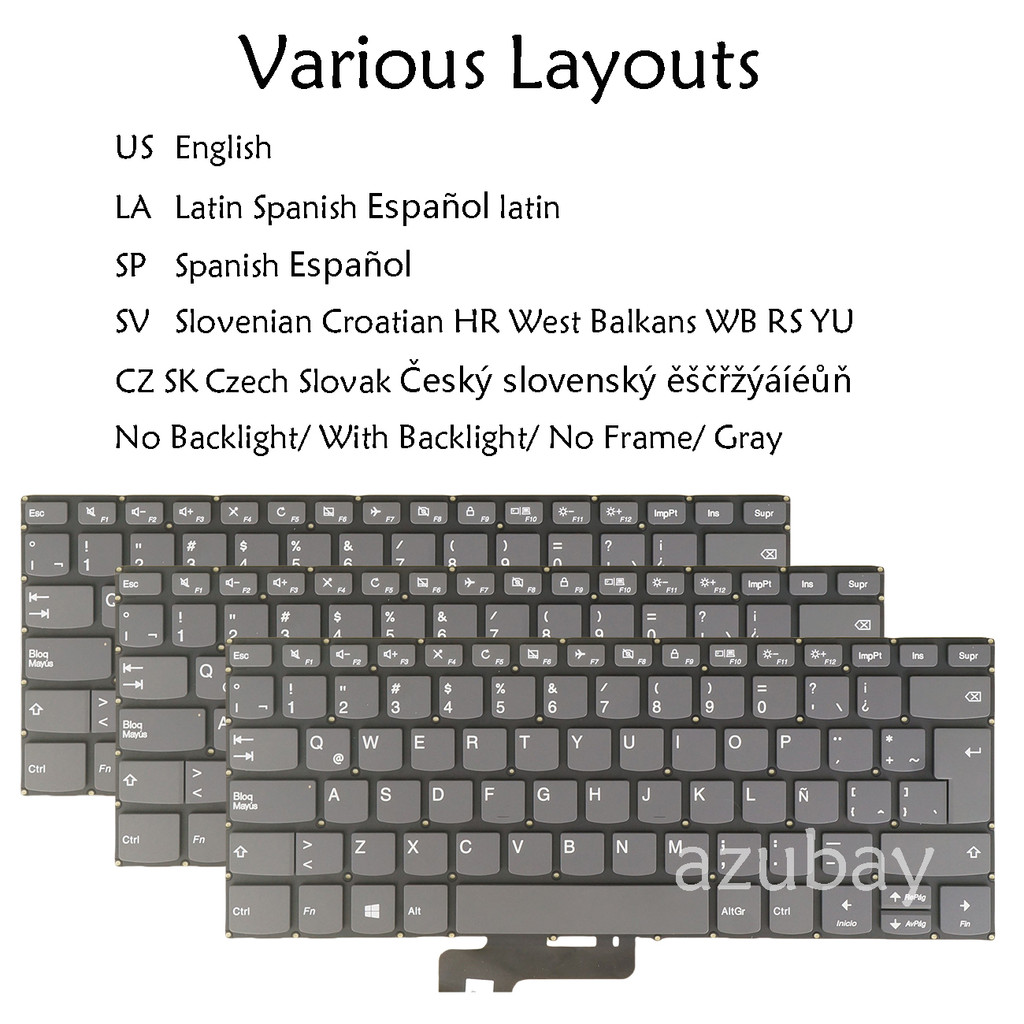 US LA SP CZ SK SV HU Keyboard For Lenovo PC4C-SP LCM16H3 LCM16H36LA-686 PK131YM1A15 SN20M61630 SN20M