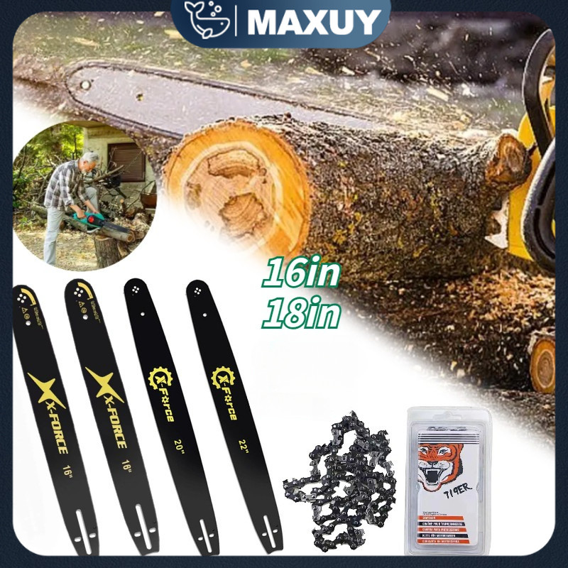 16/18/in Bar Chainsaw Maestro Bar Gergaji Mesin Guide Bar Chainsaw Guide Bar Laser