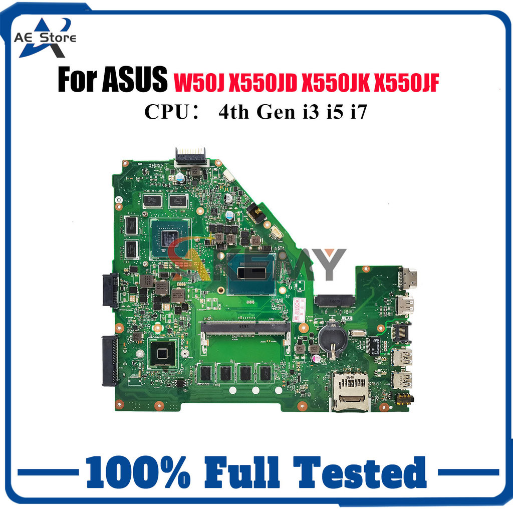 X550JX Laptop Motherboard For ASUS VivoBook X550JD F550J K550J X550JK FX50J A550J W50J X550J X550JF 