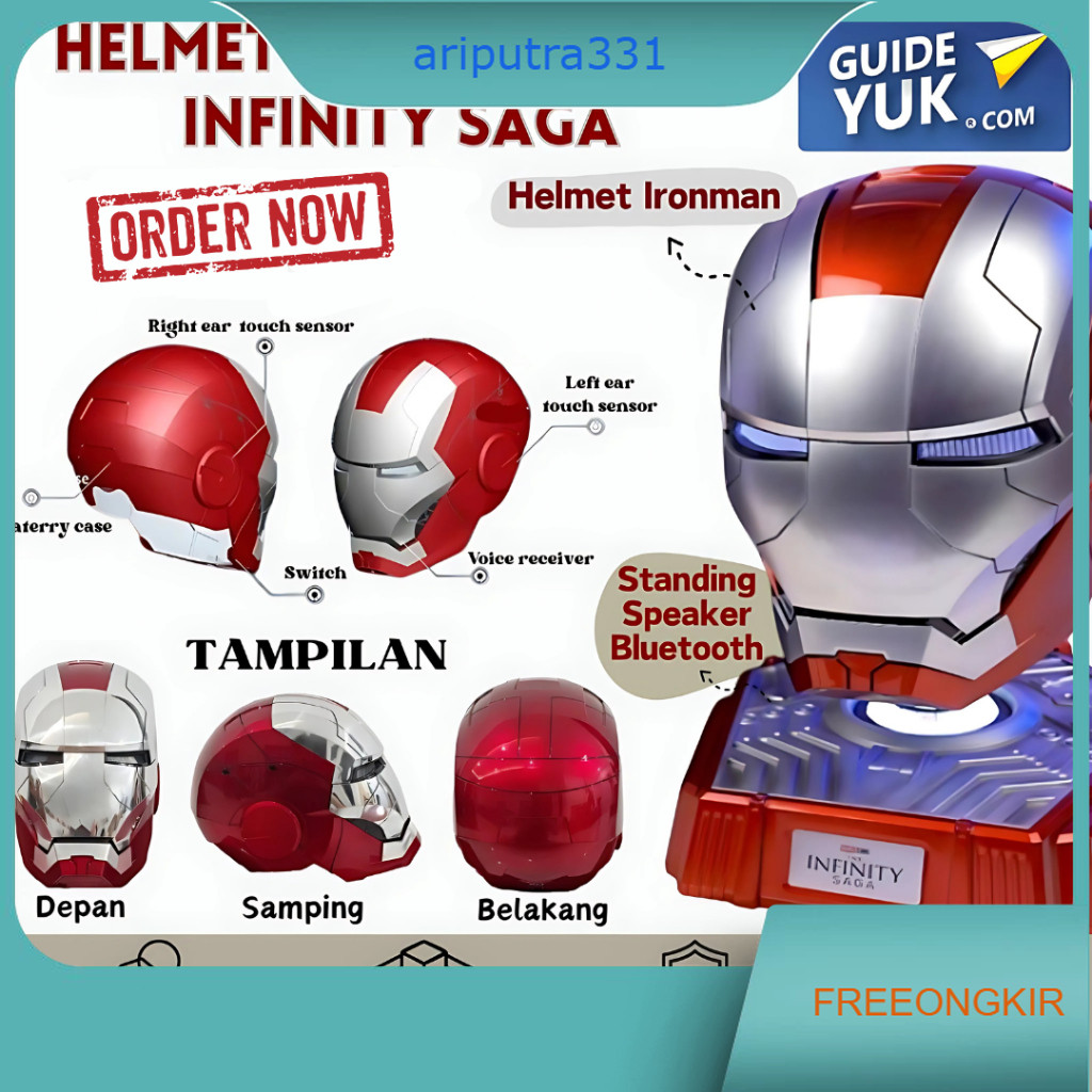 Helmet Helm Iron Man Mark Infinity Saga Ironman Life Size Action Figure Iron Man Ironman Avengers