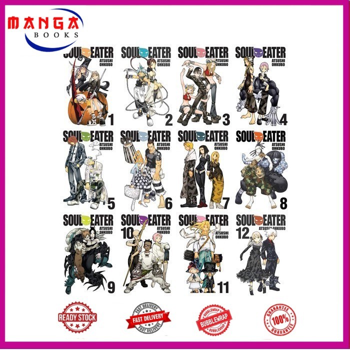 Manga Soul Eater by Atsushi Ohkubo (25 book series)