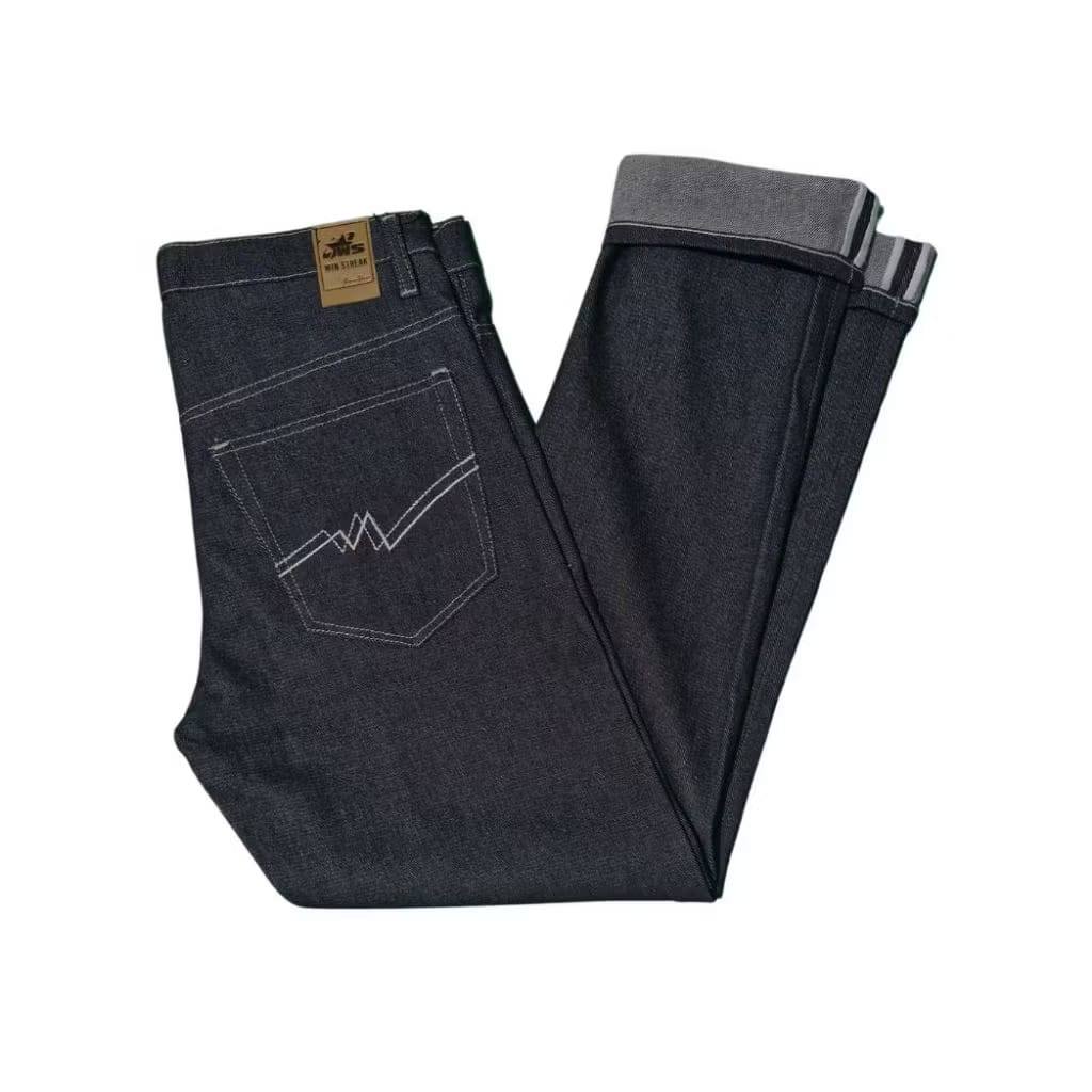 Denim Selvedge Accent Celana Denim Selvedge Accent 13 Oz Zucki Black