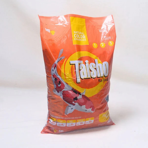 150 Gr TAISHO Merah 2MM Repack Pakan Ikan  Hias Makanan Koi Fish Food Hewan Air Peliharaan Aquarium 