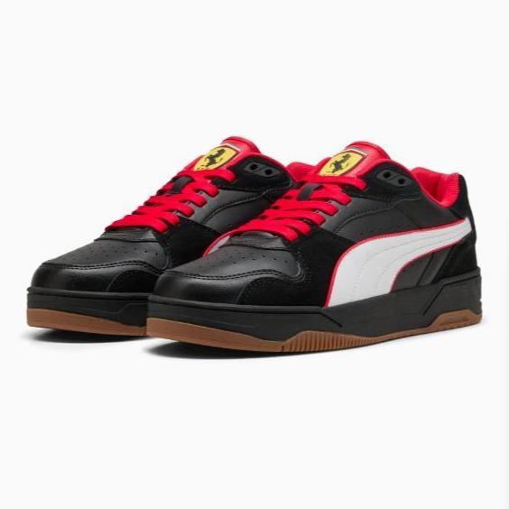 Sepatu Kasual Unisex Puma Ferrari RBD Break Low Warna PUMA Black-PUMA White - 308912 01