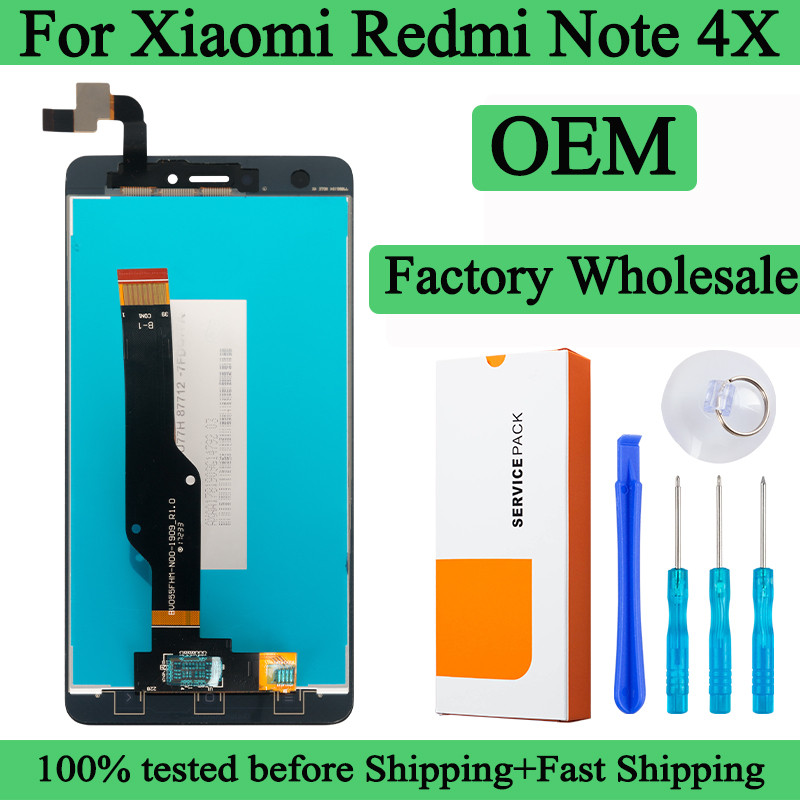 100% Tested Premium Lcd For Xiaomi Redmi Note 4X LCD Display Screen For Redmi Note 4 Global Version 