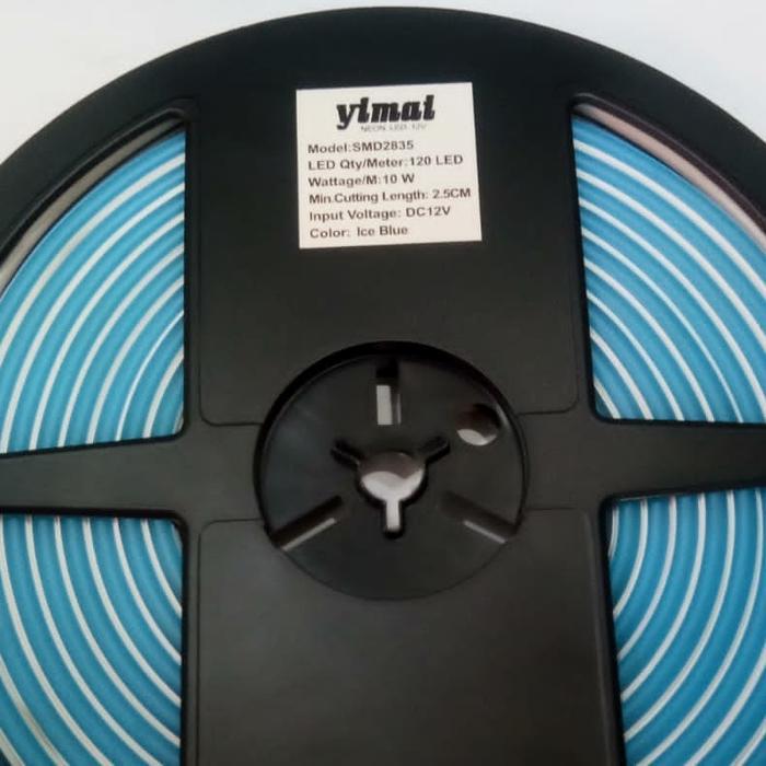 lampu LED neon flex YIMAI DC 12 V cool white putih - ice blue