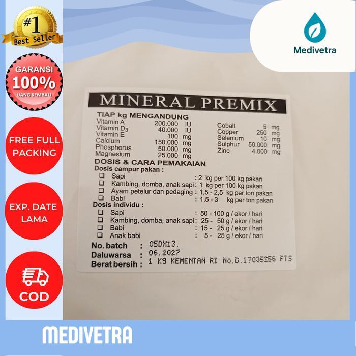 MEDIVETRA - Mineral Premix Untuk Ternak TMC 1 Kg - 1 KG