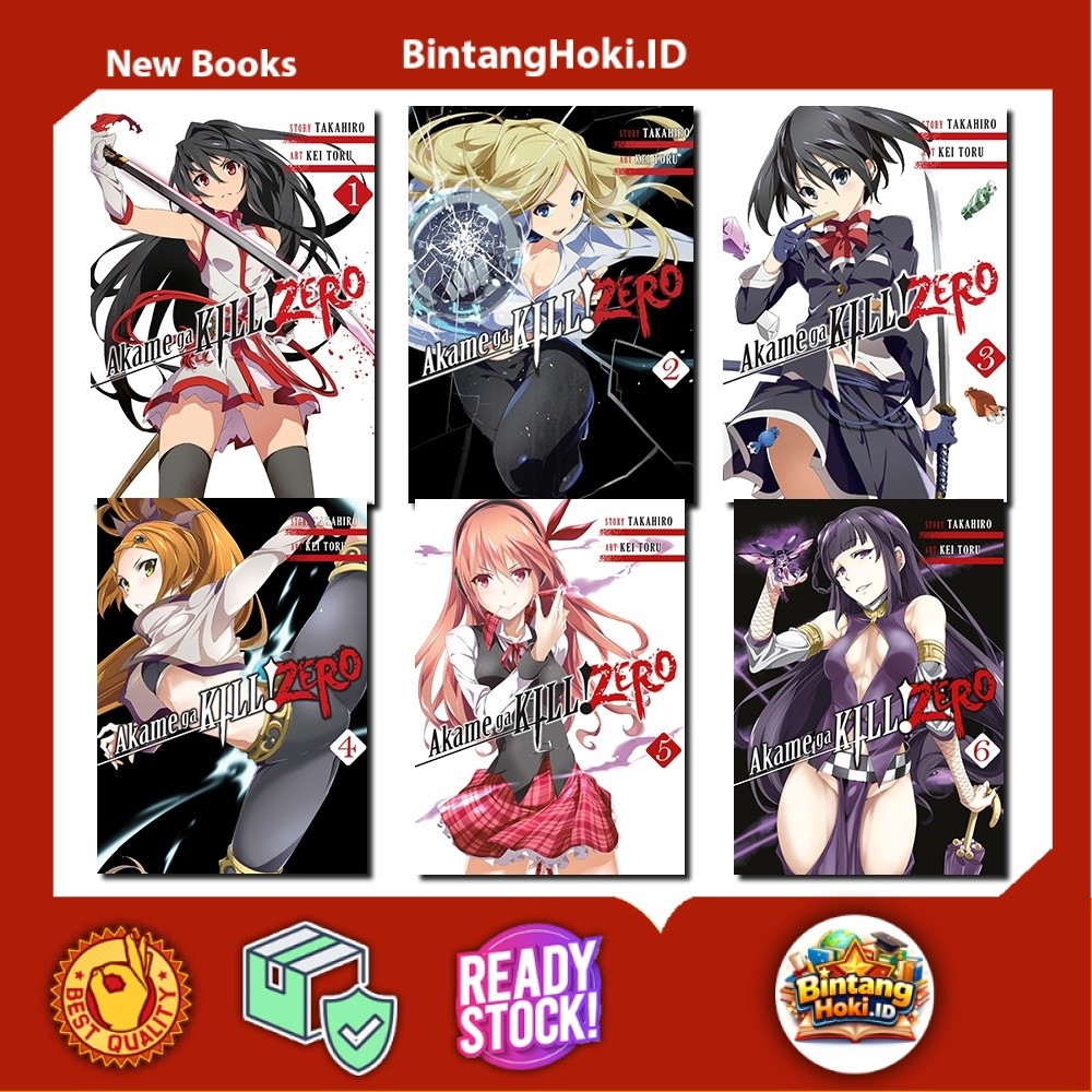 Komik Manga Akame ga Kill  ZERO Vol. 1 - 10 | Bahasa Inggris ( English )