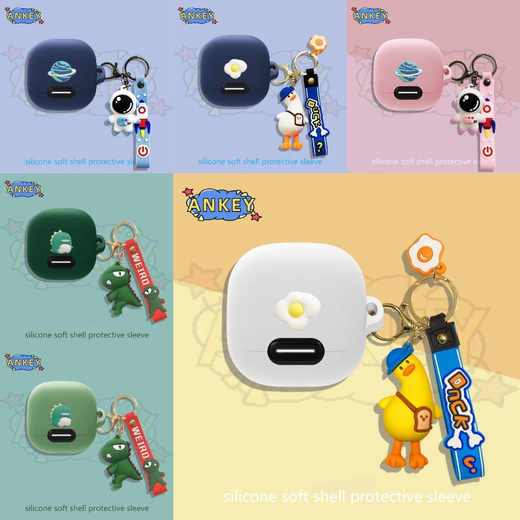 Case for Anker Soundcore Liberty 4 NC Earphone Silicone Shell Liberty4NC Liberty4 4NC Cute Duck Earb