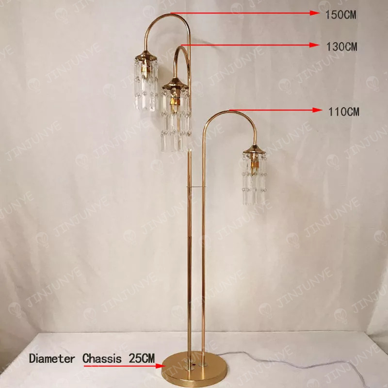 Garansi & COD 2Set Lampu Dekorasi Pelaminan Rumbai Lampu Dekorasi Wedding 150cm Standing Lampu Dekor