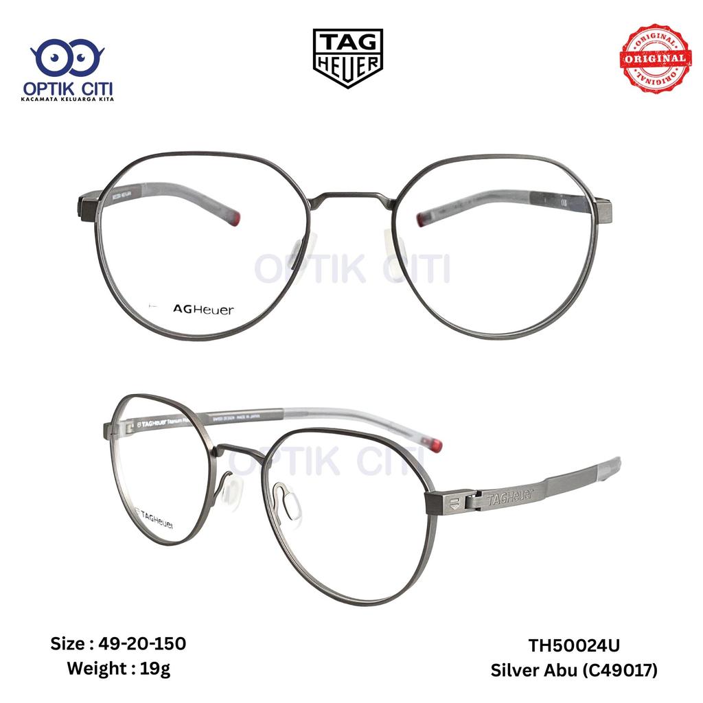 Frame Kacamata Pria Tag Heuer Titanium Master TH 50024 U Original