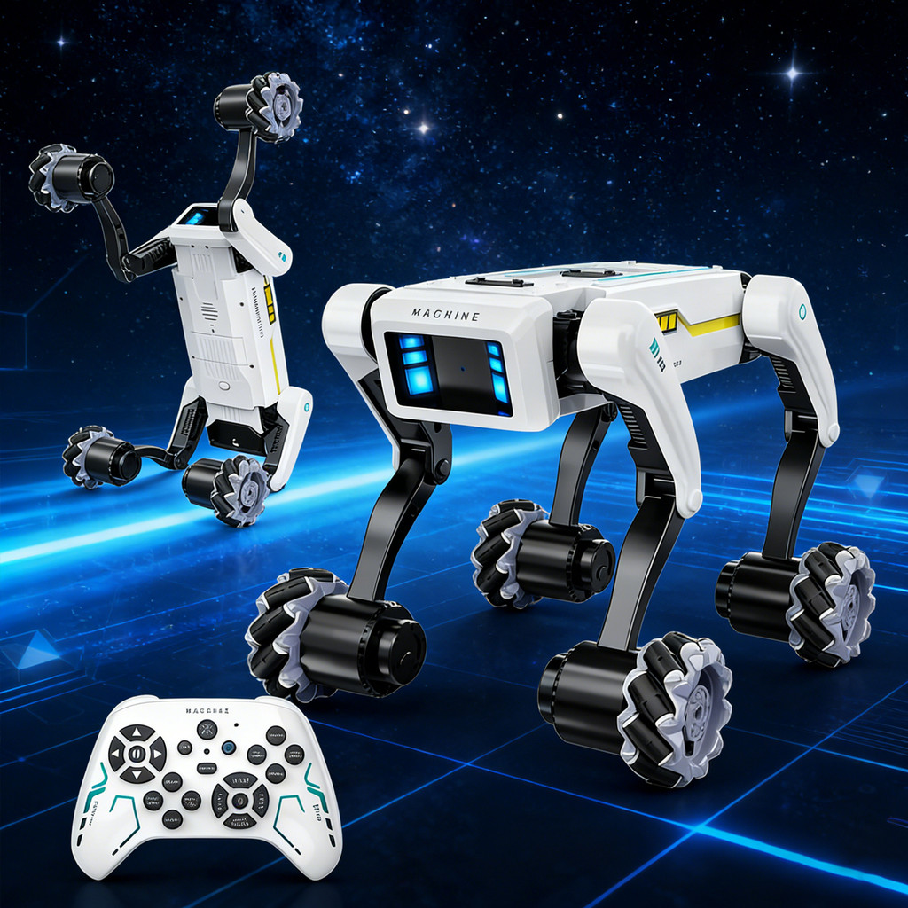 Electric RC Intelligent Robot Dog With Clip & Shoot Multifunction RC Meanical Dog Voice Programmable