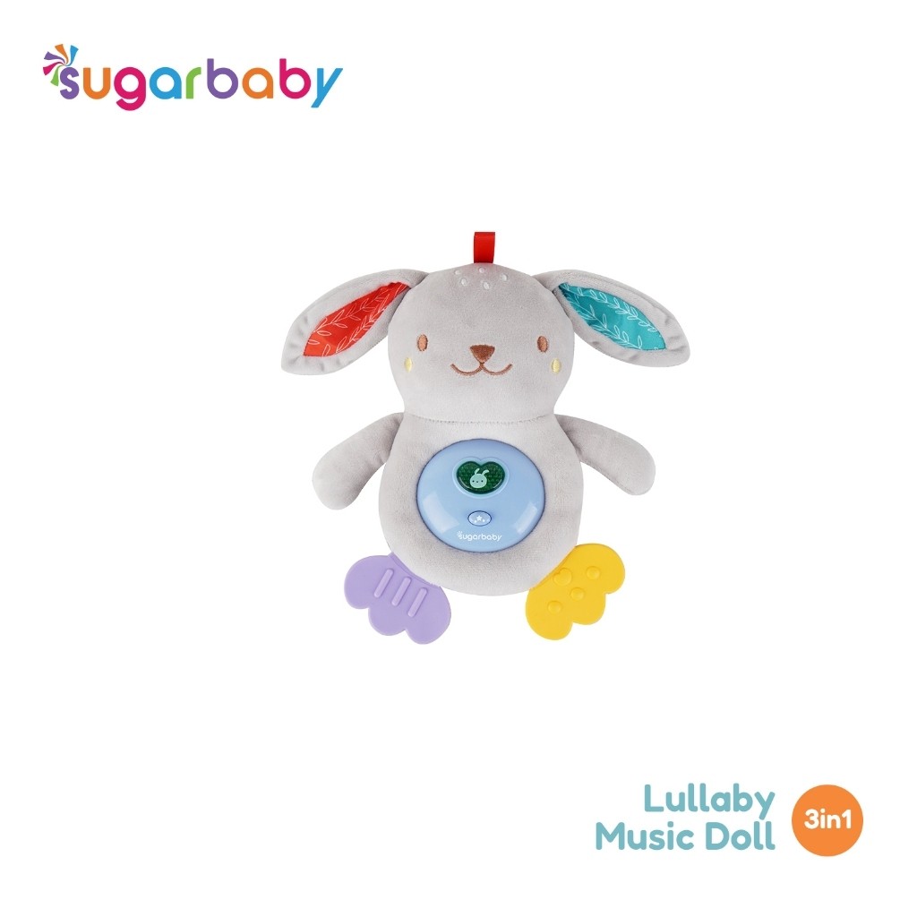 SUGAR BABY - LULLABY MUSIC DOLL 3IN1 - RABBIT