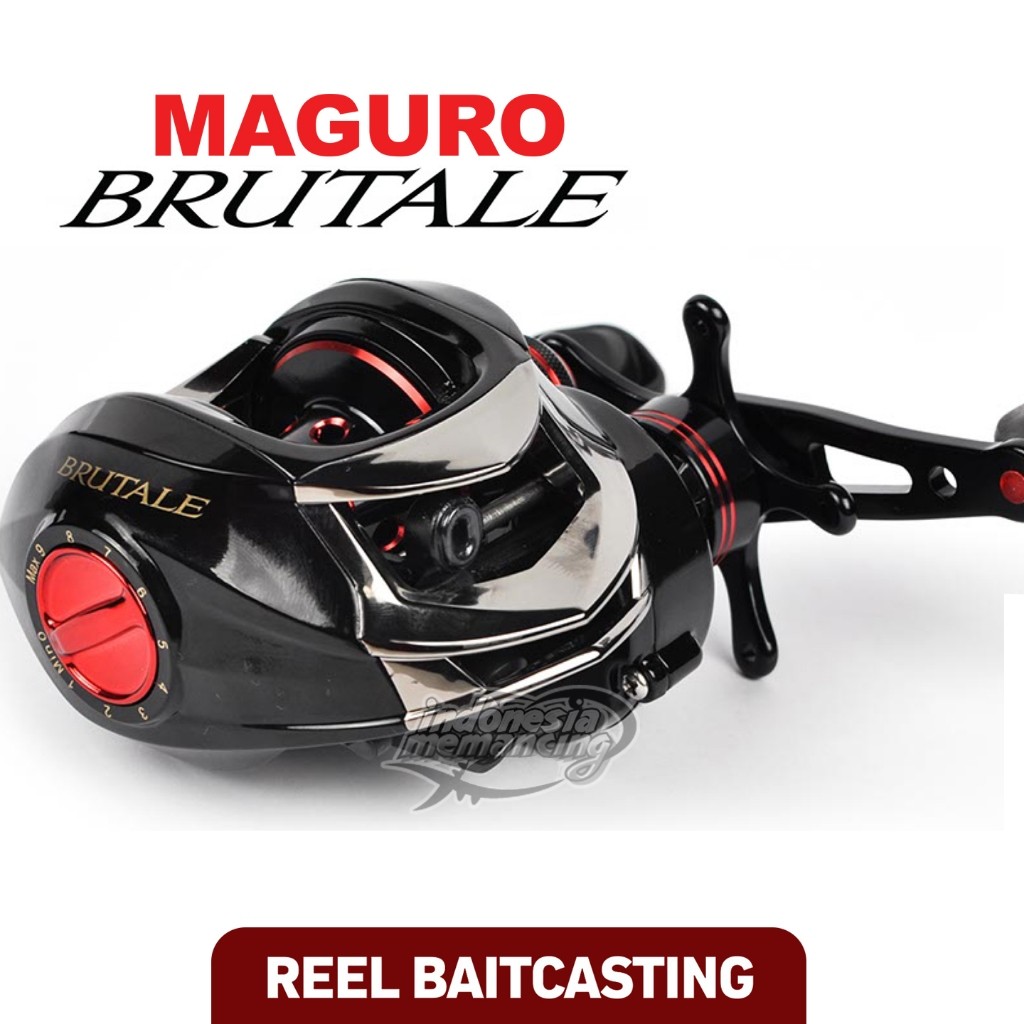 Reel BC MAGURO BRUTALE 101SH | Bait Casting | Handle Kiri | Sungai Kolam Laut Danau IM Plaza