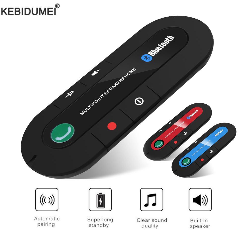 Bluetooth Handsfree Car Kit Sun Visor Handsfree Bluetooth Telephone Car Mobile Phone Wireless Stereo