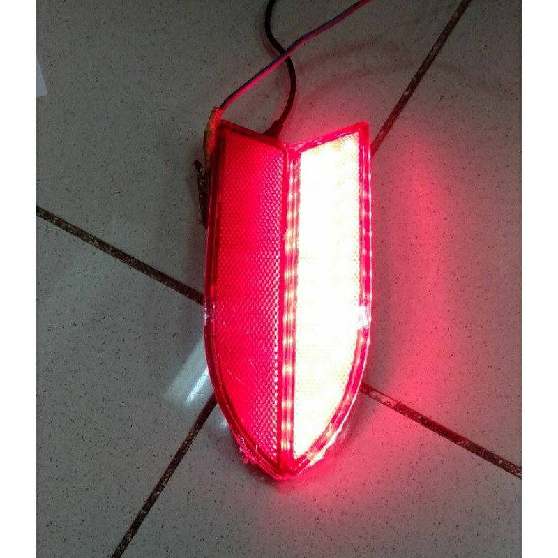 FRANCISS.ID Lampu reflektor bemper belakang mata kucing all new Avanza Xenia 2012 2013 2014 2015 201