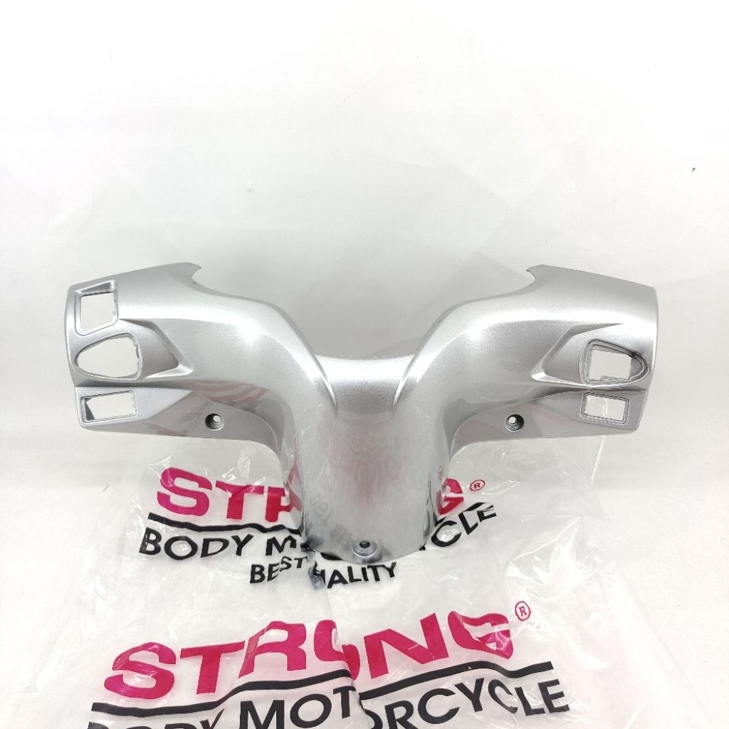STRONG Cover Batok Depan Bagian Belakang Silver Digital Honda Vario Techno 110 Original STRONG RPM1