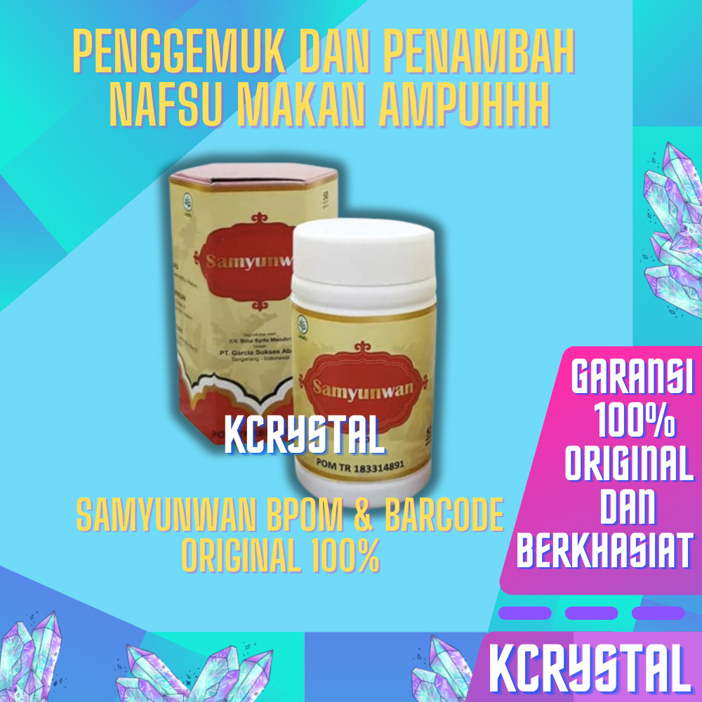 Samyunwan Bpom Original Obat Pil Penggemuk Penambah Berat