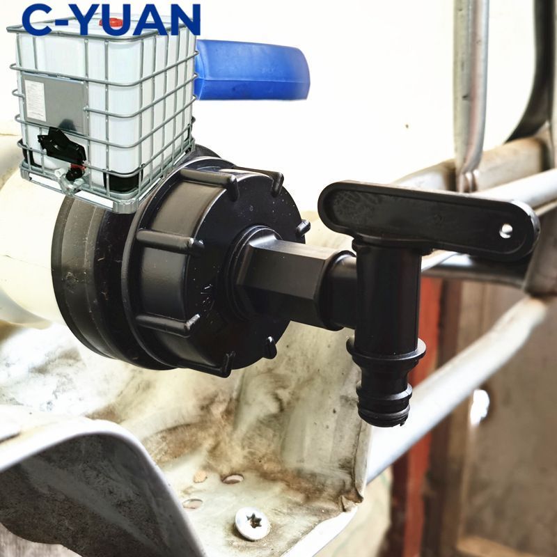 cyuan S60x6 IBC Tank Adaptor Konektor Tangki IBC Kran Air Adaptor Tangki IBC Adapter Konektor Air IB