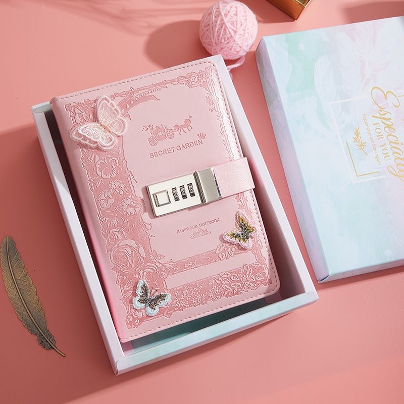 diary korea buku harian kunci buku kunci diary kunci  diary kunci password Buku kata sandi retro buk