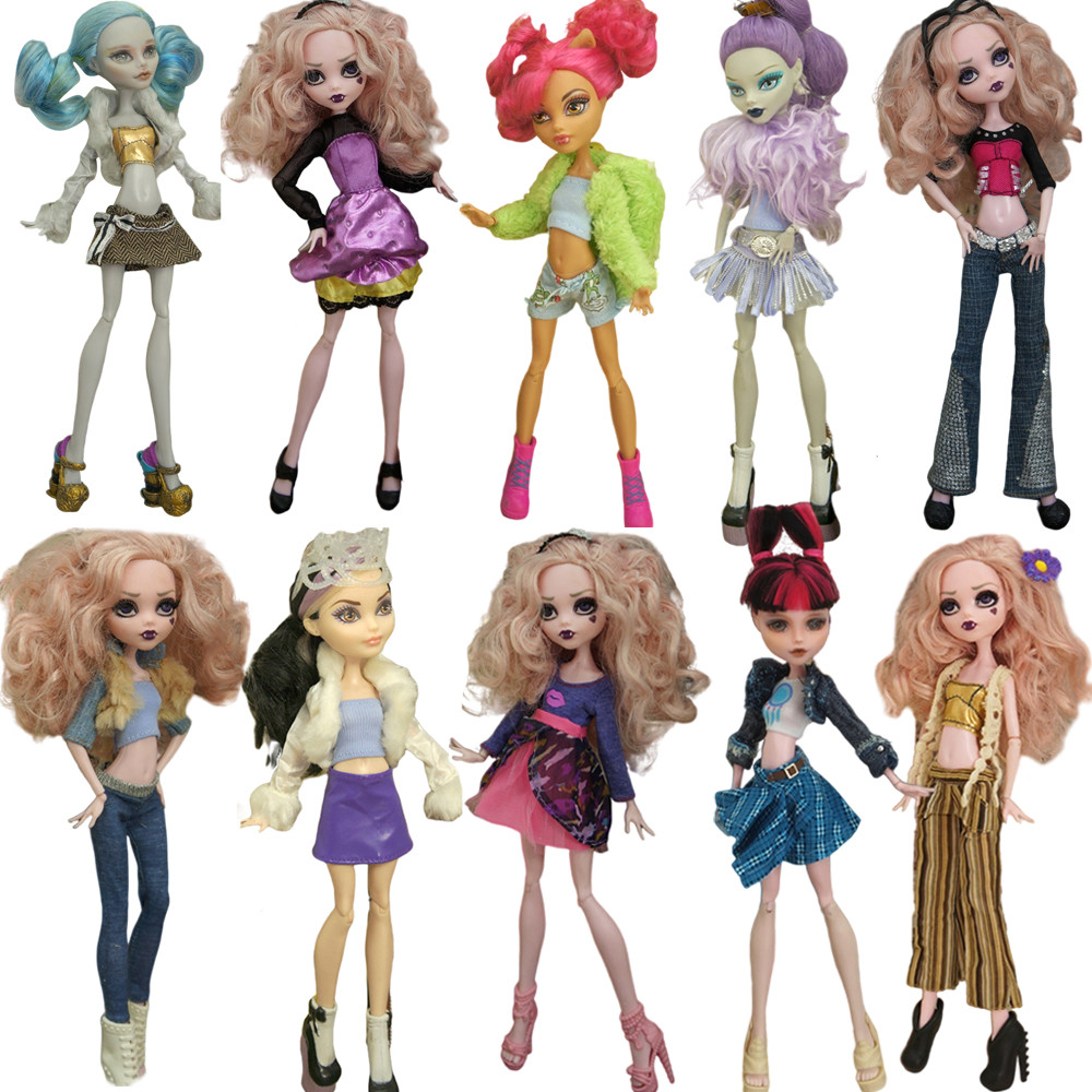 NK Mix 27 CM Doll Clothes 10.5 In Doll Accessories Party Cosplay Collection Skirt Coat Fashion Dress