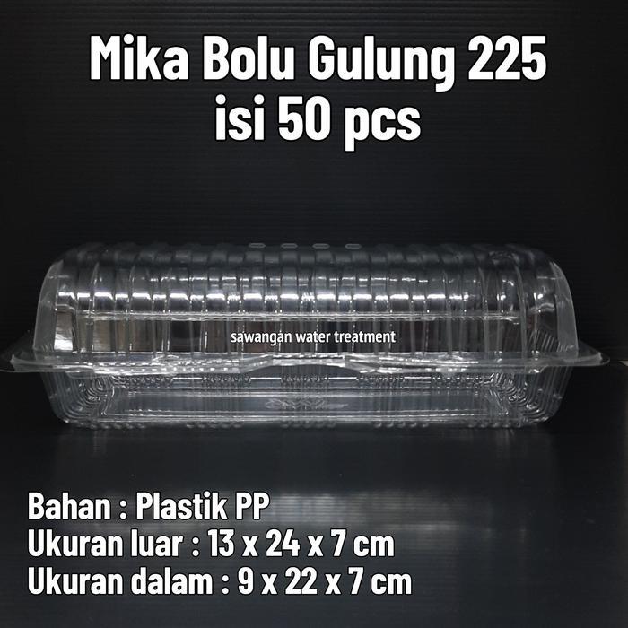 Mika bolu gulung / Mika bolu bulat / mika bolu gulung 22 cm - BG 225 - Bolu Gulung 225, Kardus