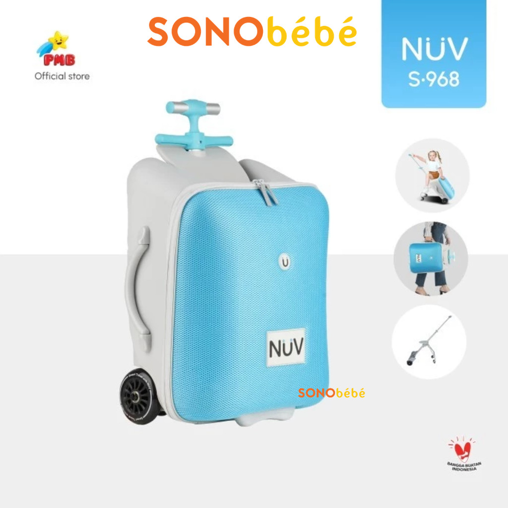 Koper Travel Bagasi Tunggang Duduk Anak Bisa Dinaiki Anak PMB LUGGAGE NUV S968 KOPER SMART TRAVEL WI